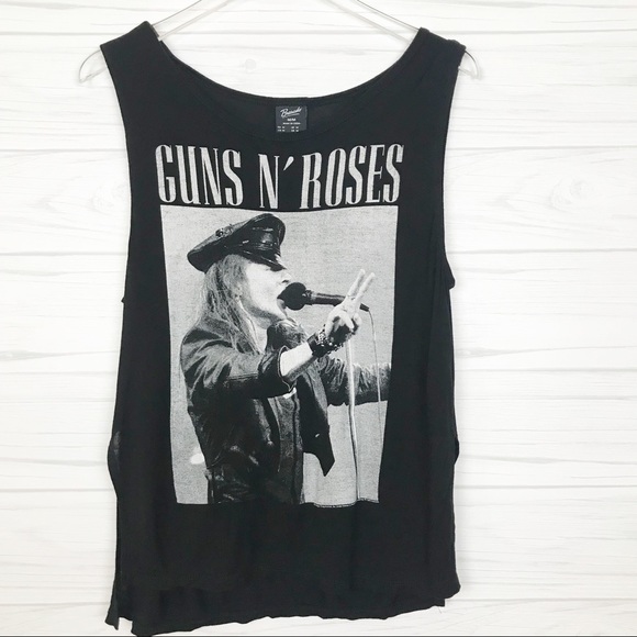 Bravado Tops - Bravado Guns N' Roses Axel Rose Sleeveless Top